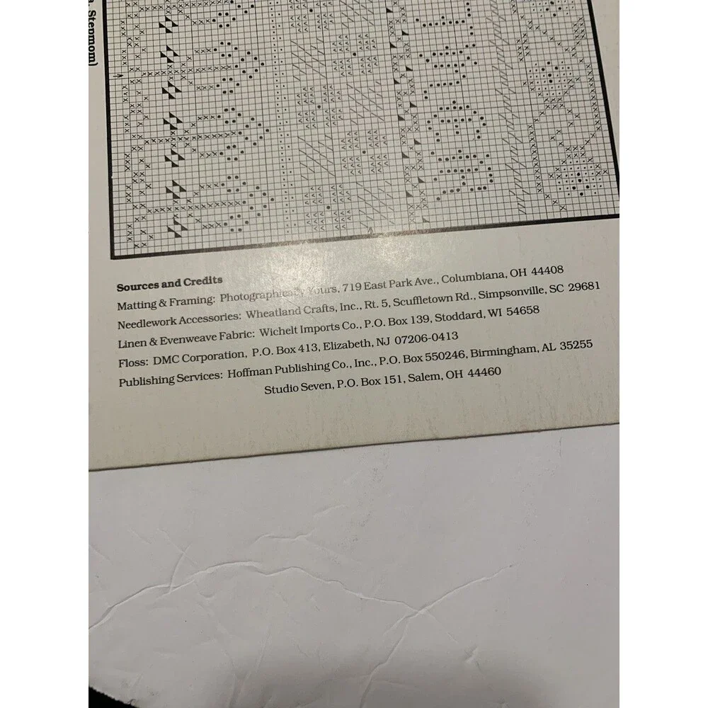 The Heart Of The Family Counted Cross Stitch Patterns~Leaflet~ Studio 7 1987
